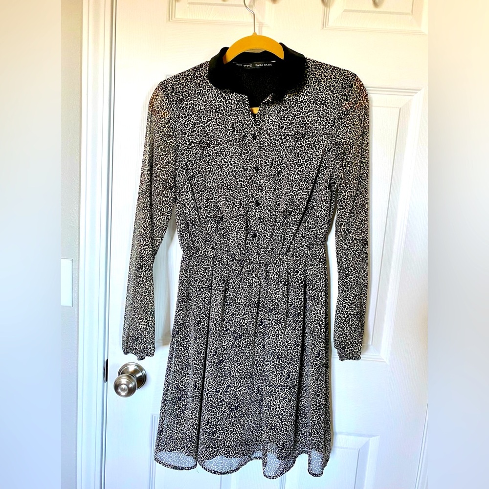 Zara leopard print dress
